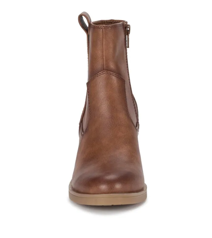 Women Baretraps Booties Covina Block Heel Bootie Brush Brown Women Baretraps Booties Covina Block Heel Bootie Brush Brown