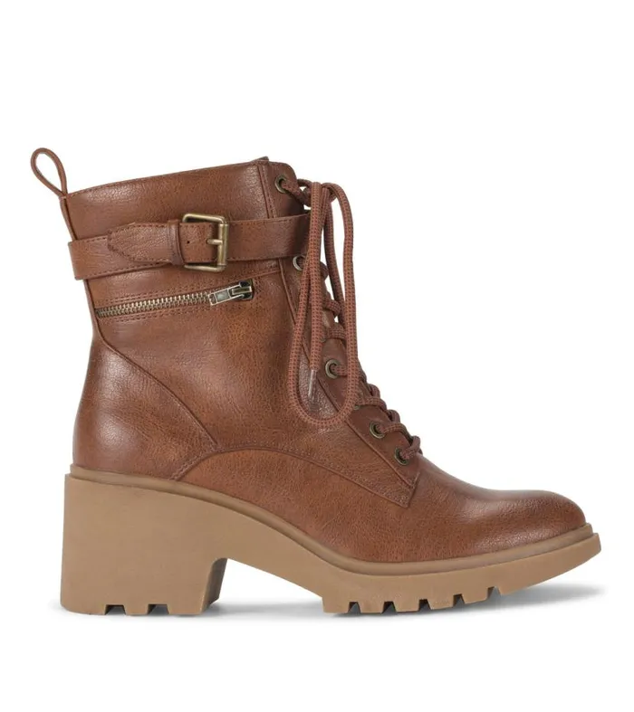 Women Baretraps Booties Dani Lace Up Boot Cognac Women Baretraps Booties Dani Lace Up Boot Cognac