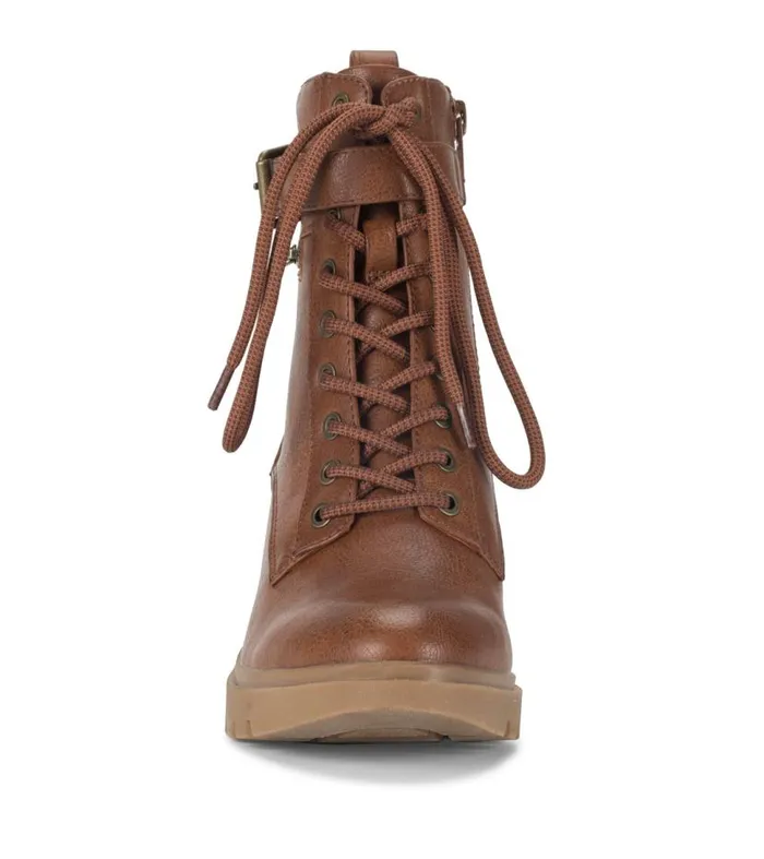 Women Baretraps Booties Dani Lace Up Boot Cognac Women Baretraps Booties Dani Lace Up Boot Cognac