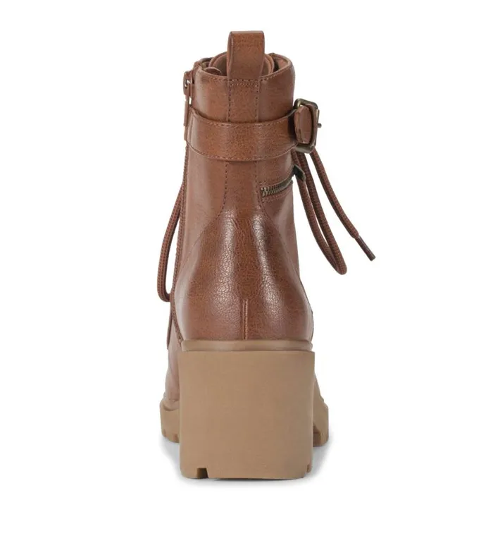 Women Baretraps Booties Dani Lace Up Boot Cognac Women Baretraps Booties Dani Lace Up Boot Cognac