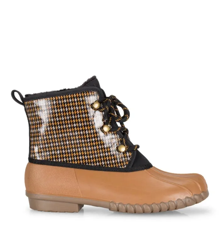 Women Baretraps Booties Fernanda Duck Boot Camel Multi