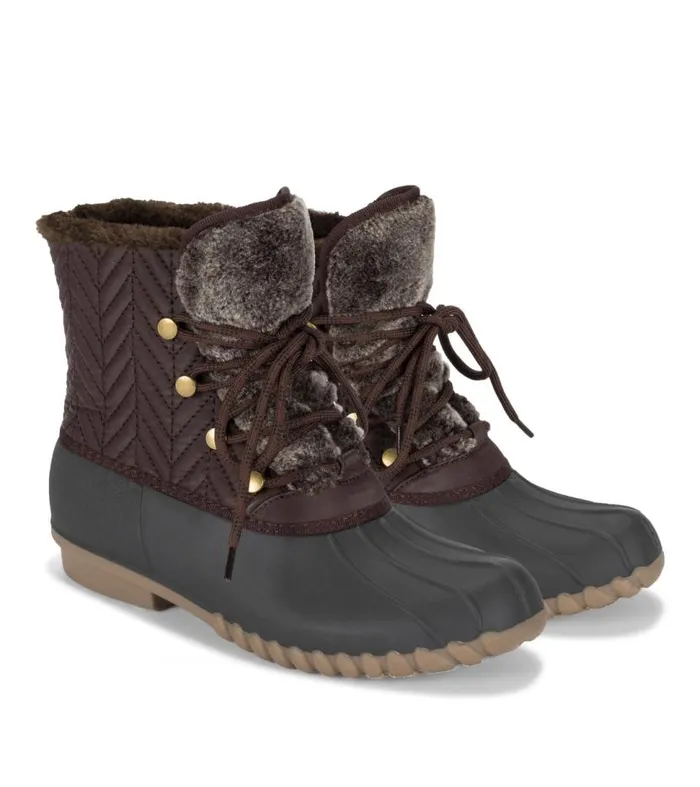 Women Baretraps Booties Flash Duck Boot Dark Brown Women Baretraps Booties Flash Duck Boot Dark Brown