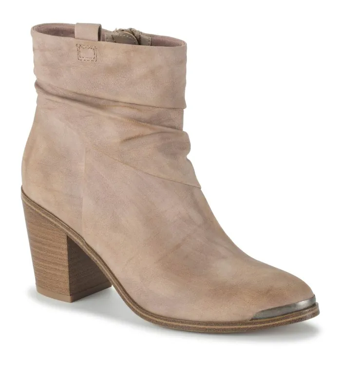 Women Baretraps Booties Katherine Block Heel Bootie Light Mushroom