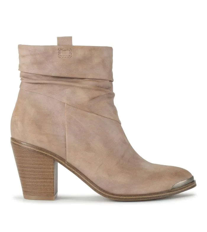 Women Baretraps Booties Katherine Block Heel Bootie Light Mushroom Women Baretraps Booties Katherine Block Heel Bootie Light Mushroom