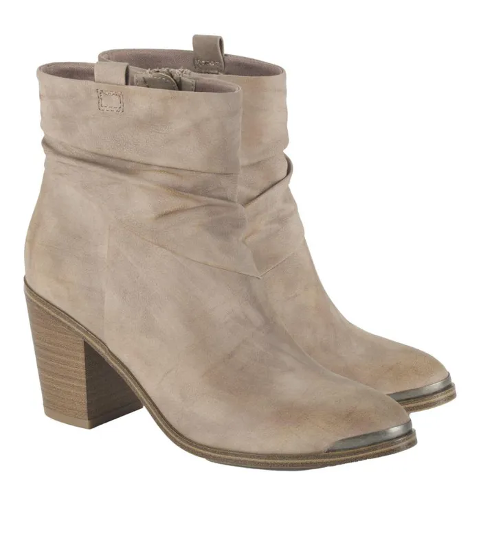 Women Baretraps Booties Katherine Block Heel Bootie Light Mushroom Women Baretraps Booties Katherine Block Heel Bootie Light Mushroom