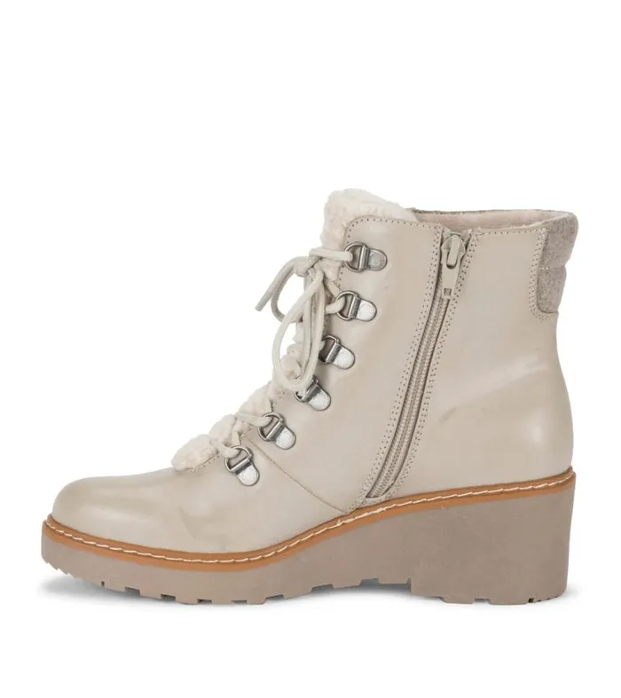 Women Baretraps Booties Nasha Lace Up Wedge Bootie Taupe Women Baretraps Booties Nasha Lace Up Wedge Bootie Taupe