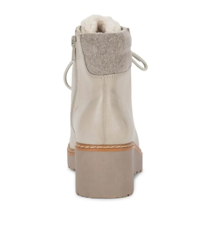 Women Baretraps Booties Nasha Lace Up Wedge Bootie Taupe Women Baretraps Booties Nasha Lace Up Wedge Bootie Taupe