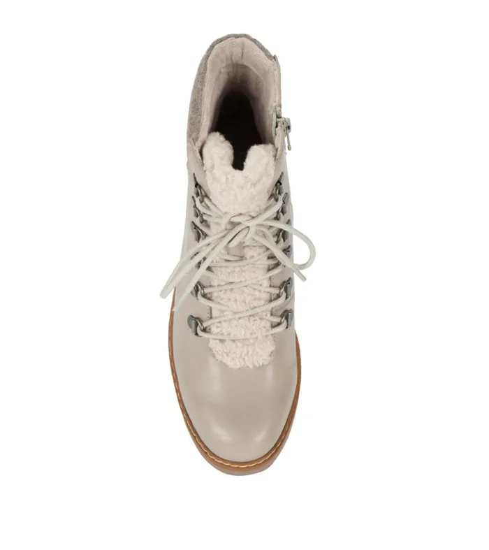 Women Baretraps Booties Nasha Lace Up Wedge Bootie Taupe Women Baretraps Booties Nasha Lace Up Wedge Bootie Taupe