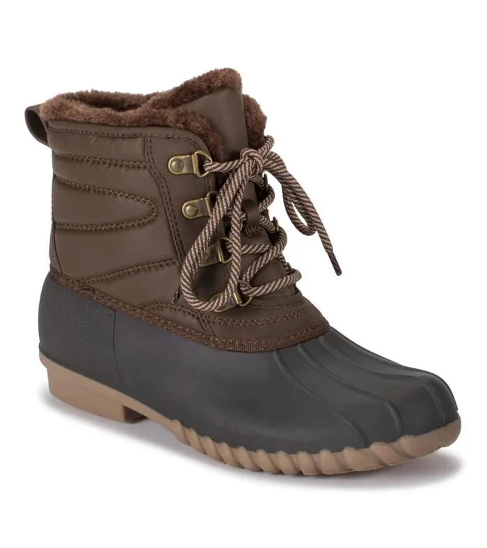Women Baretraps Cold Weather Boots Flynn Duck Boot Dark Brown