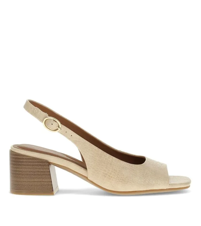 Women Baretraps Dress Shoes Promise Peep Toe Slingback Pump Buff Women Baretraps Dress Shoes Promise Peep Toe Slingback Pump Buff