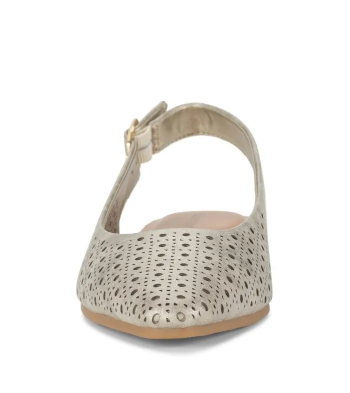Women Baretraps Flats and Loafers Riva Slingback Flat Champagne