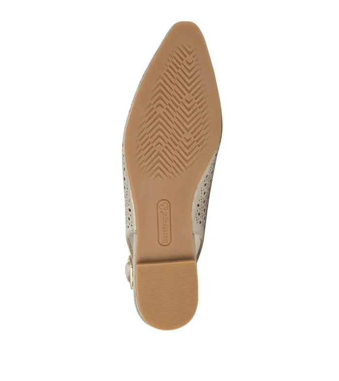 Women Baretraps Flats and Loafers Riva Slingback Flat Champagne