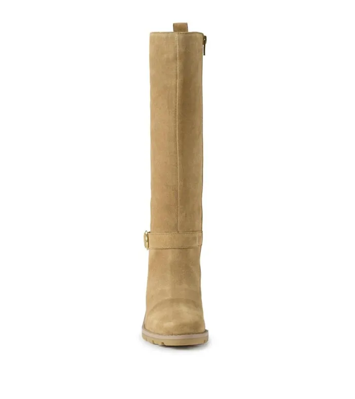Women Baretraps Knee High Boots Della Tall Boot Cognac Suede Women Baretraps Knee High Boots Della Tall Boot Cognac Suede