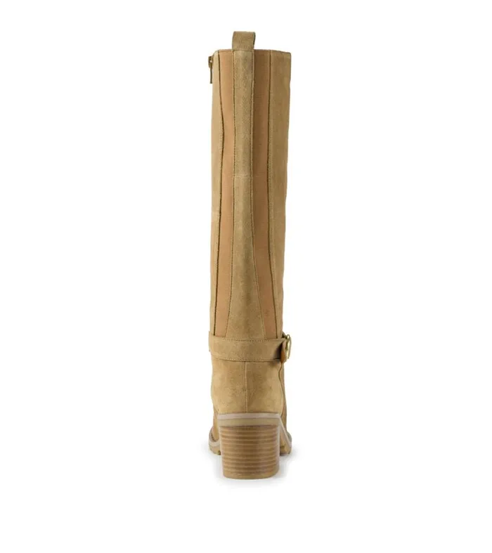 Women Baretraps Knee High Boots Della Tall Boot Cognac Suede Women Baretraps Knee High Boots Della Tall Boot Cognac Suede