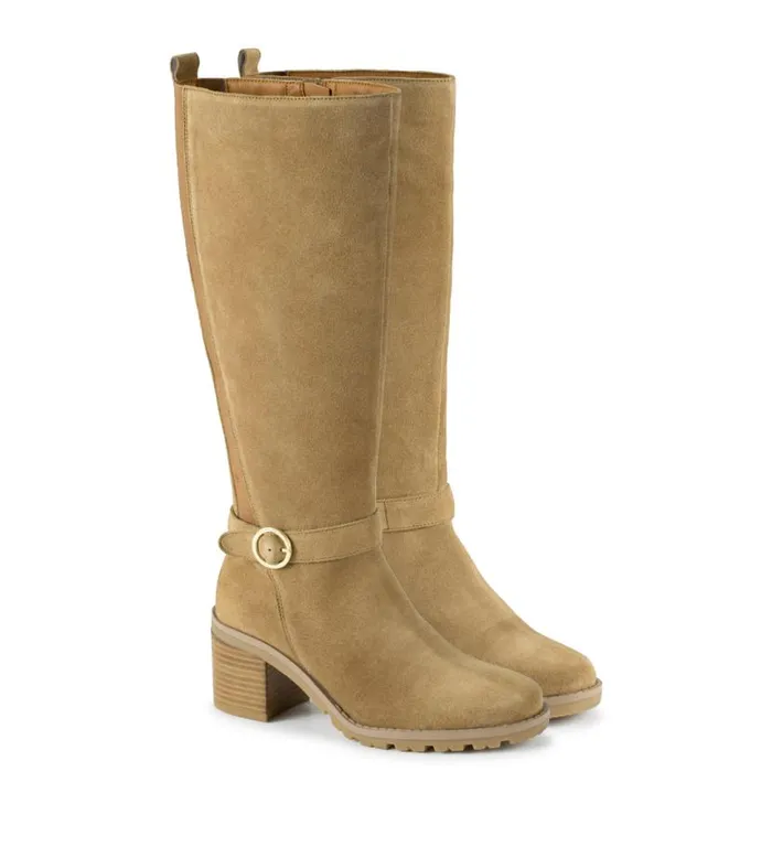 Women Baretraps Knee High Boots Della Tall Boot Cognac Suede Women Baretraps Knee High Boots Della Tall Boot Cognac Suede