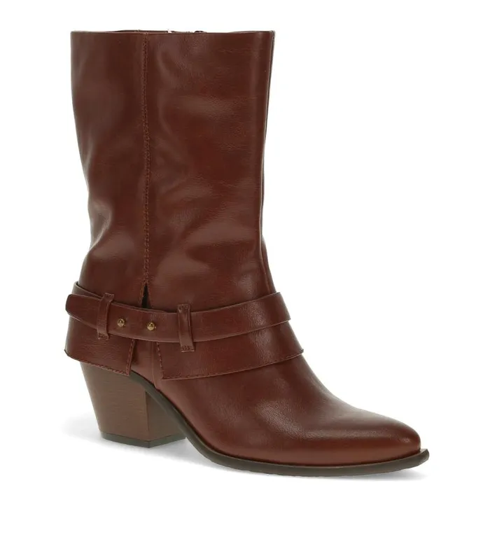 Women Baretraps Knee High Boots Yamura Midi Boot Mahogany