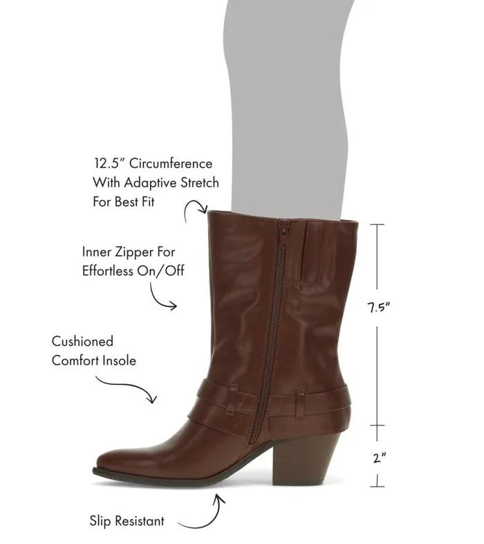 Women Baretraps Knee High Boots Yamura Midi Boot Mahogany Women Baretraps Knee High Boots Yamura Midi Boot Mahogany