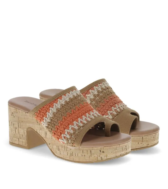 Women Baretraps Slides and Slip On Sandals Michaela Block Heel Sandal Orange Aid Multi Women Baretraps Slides and Slip On Sandals Michaela Block Heel Sandal Orange Aid Multi