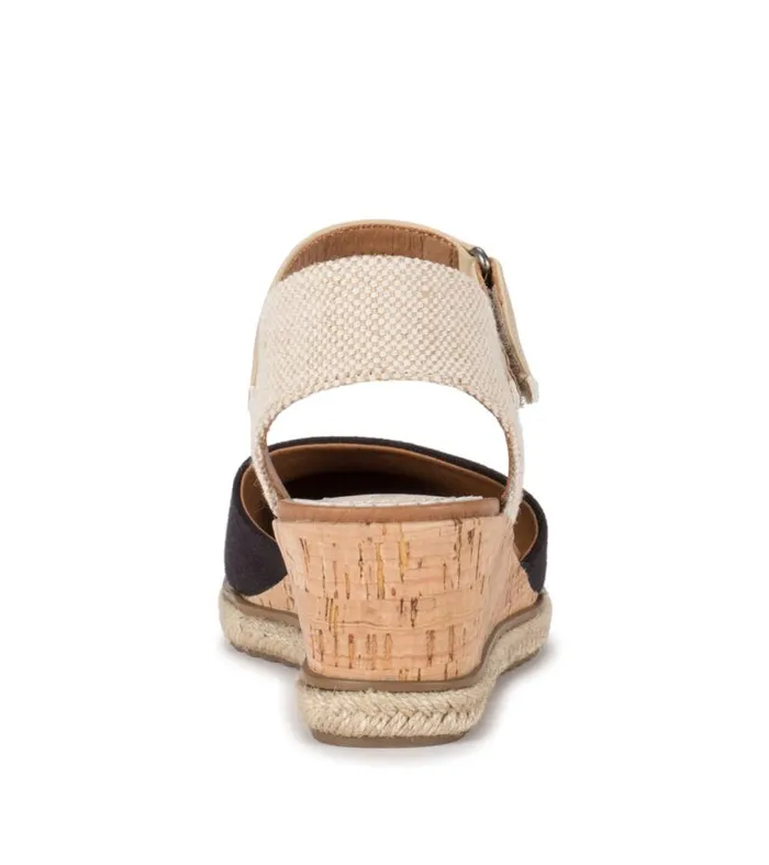 Women Baretraps Wedge Sandals Ocean Closed Toe Wedge Sandal Black Canvas Women Baretraps Wedge Sandals Ocean Closed Toe Wedge Sandal Black Canvas