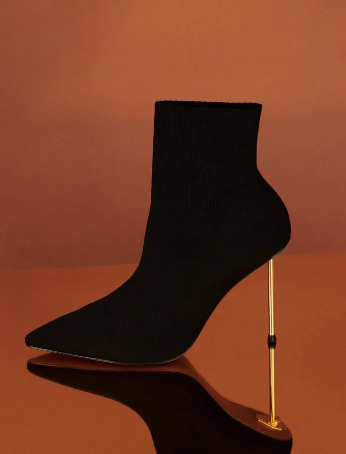 Women BCBG Shoes Kenda Sock Boot Black