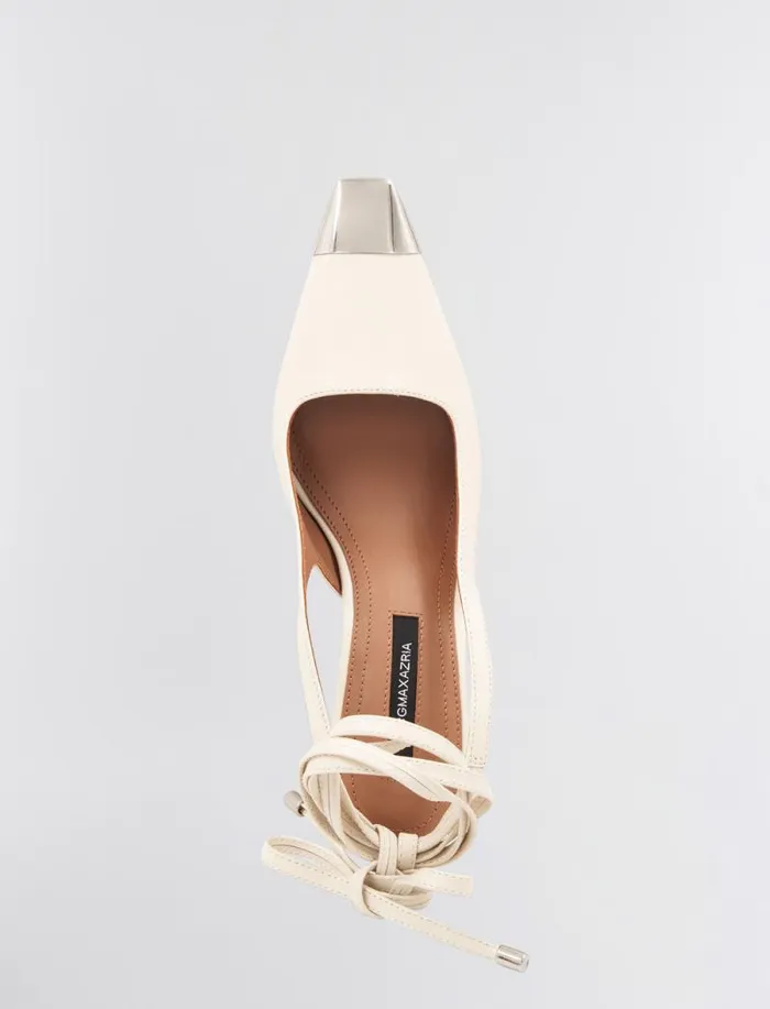 Women BCBG Shoes Rinzo Pump Heel White Cap