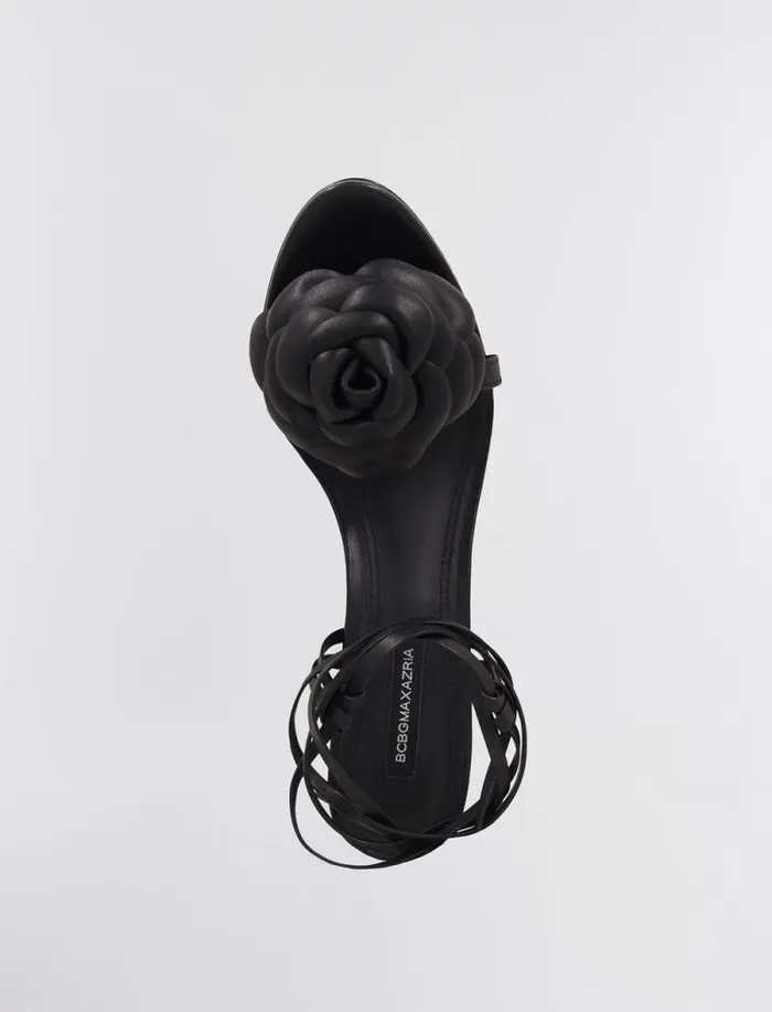 Women BCBG Shoes Tanni Sandal Heel Black