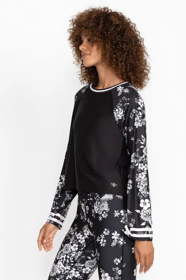Women Bee Active Kimono Sleeve Swing Tee Charcoal Dreamer Johnny Was Tops Women Bee Active Kimono Sleeve Swing Tee Charcoal Dreamer Johnny Was Tops
