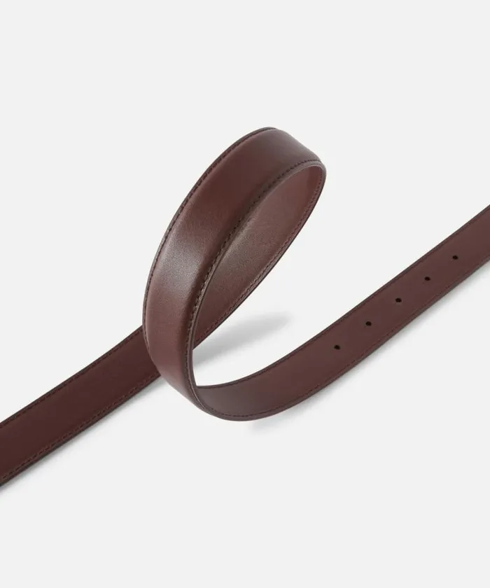 Women Belts Pinko Love Birds Leather Belt 3cm Choc Bitterantiquegold