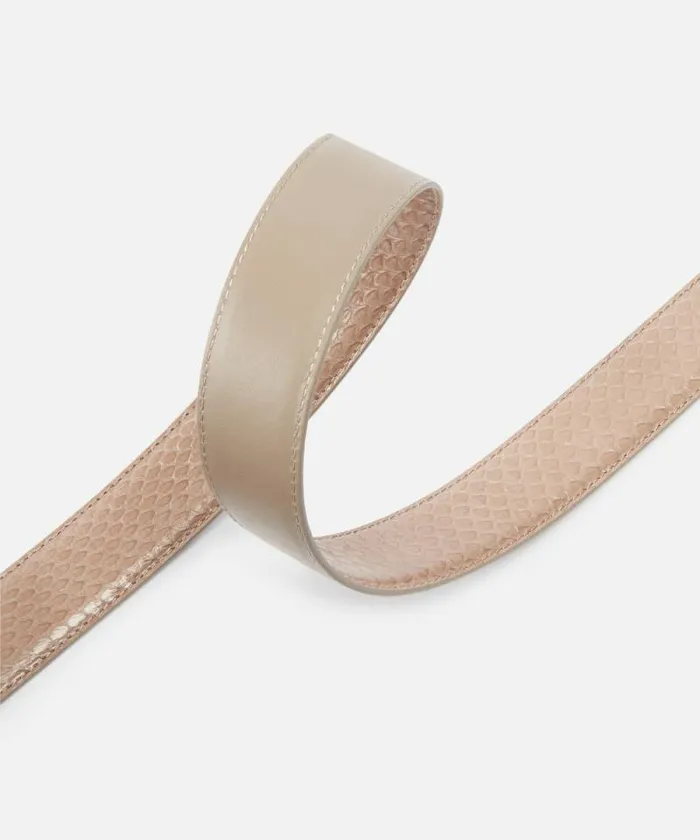 Women Belts Pinko PINKO Galleria 3cm Belt In Glossy Python Skin Lit Ashold Silver Women Belts Pinko PINKO Galleria 3cm Belt In Glossy Python Skin Lit Ashold Silver