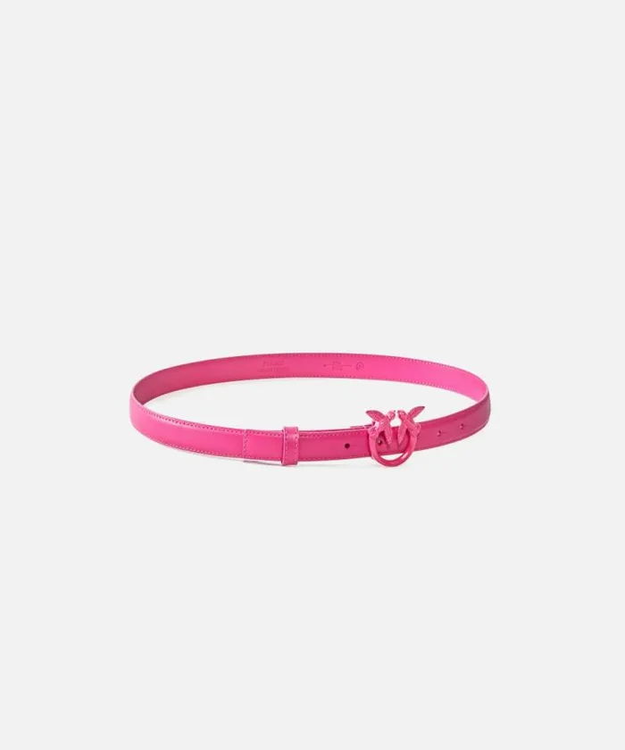 Women Belts Pinko Thin Colourblock Love Birds Leather Belt 2cm Pinko Pinkblock Colour Women Belts Pinko Thin Colourblock Love Birds Leather Belt 2cm Pinko Pinkblock Colour