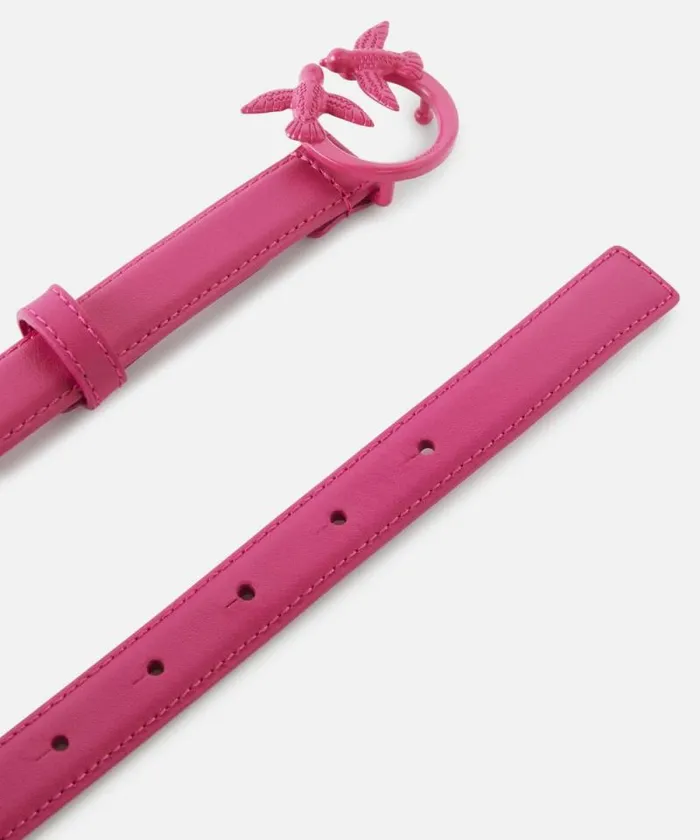Women Belts Pinko Thin Colourblock Love Birds Leather Belt 2cm Pinko Pinkblock Colour Women Belts Pinko Thin Colourblock Love Birds Leather Belt 2cm Pinko Pinkblock Colour