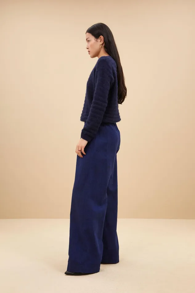 Women Benji Twill Pants Kingsblue Bybar Trousers