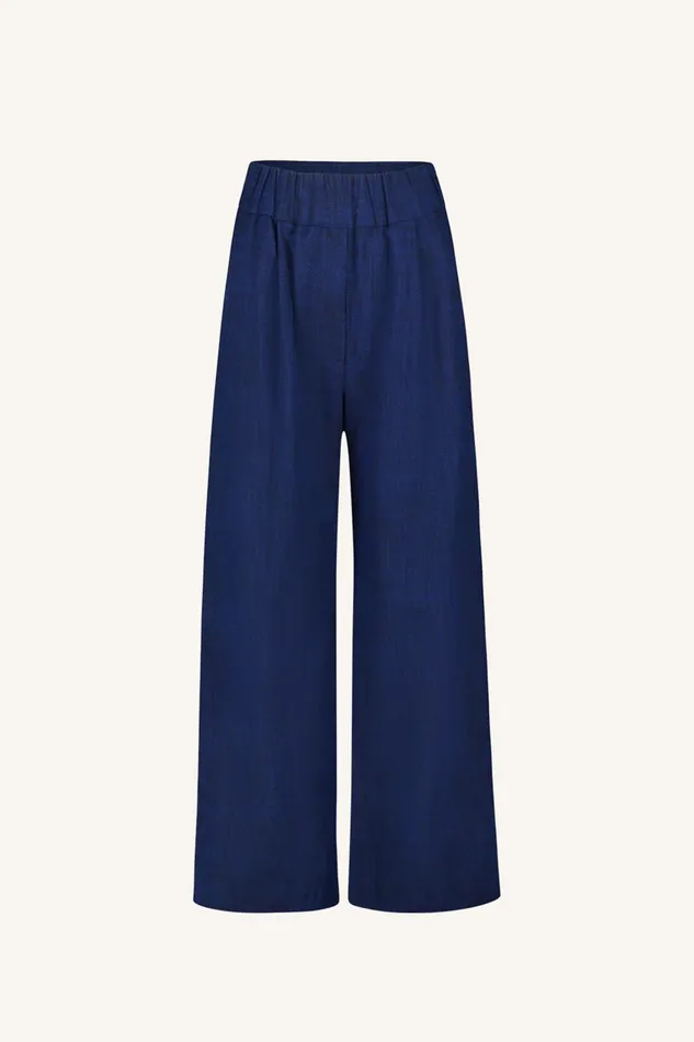 Women Benji Twill Pants Kingsblue Bybar Trousers