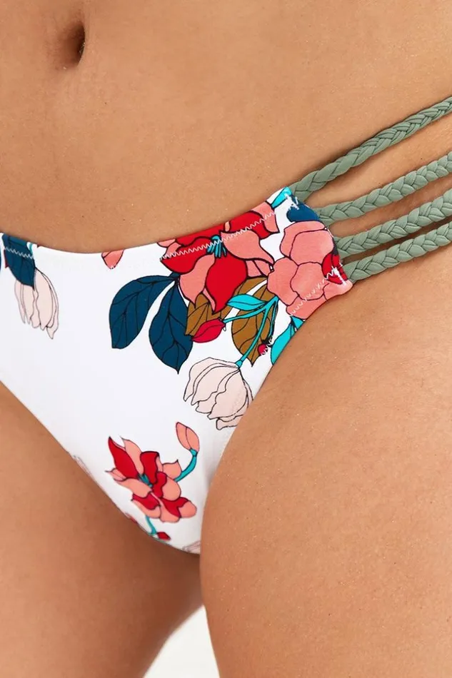 Women Bikini Sets Cupshe Hailee Knotted Front And Strappy Bikini Multicolor