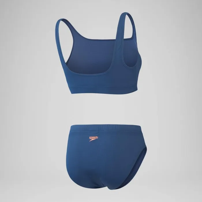 Women Bikinis and Tankinis Speedo Women039s Textured Deep U Back Bikini Navy Women Bikinis and Tankinis Speedo Women039s Textured Deep U Back Bikini Navy