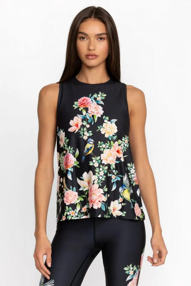 Women BIRDIE HIGH NECK ACTIVE SWING TANK Birdie Johnny Was Active Women BIRDIE HIGH NECK ACTIVE SWING TANK Birdie Johnny Was Active