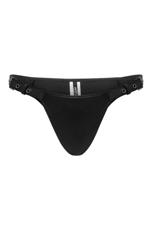 Women Black Hydra Micro Bikini Bottoms With Buckle Detail Jaded London Bikini Bottoms