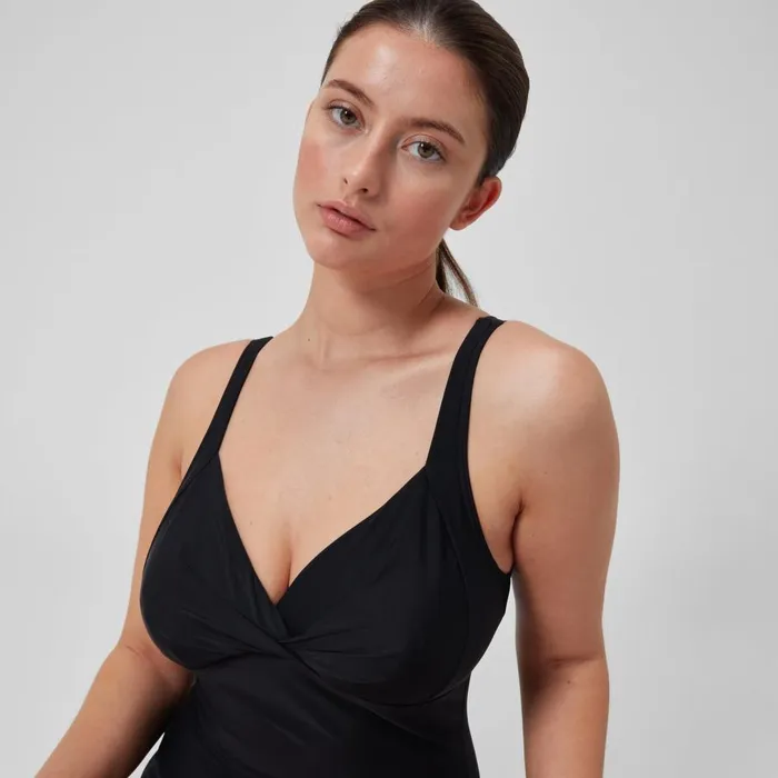 Women BodyShaping Speedo Women039s Shaping Cross Knot Swimsuit Black