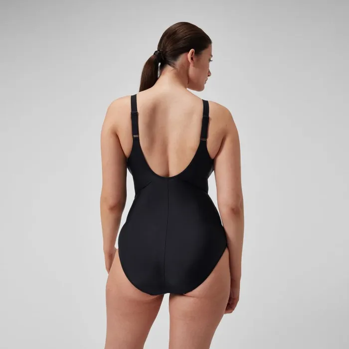 Women BodyShaping Speedo Women039s Shaping Cross Knot Swimsuit Black