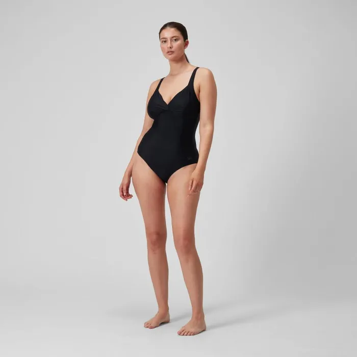 Women BodyShaping Speedo Women039s Shaping Cross Knot Swimsuit Black