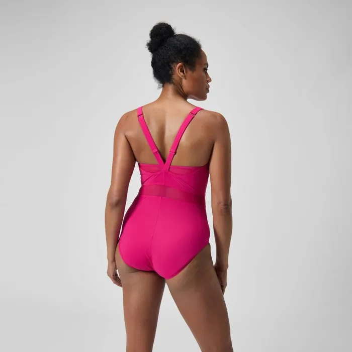 Women BodyShaping Speedo Women039s Shaping LuniaGlow Swimsuit Purple