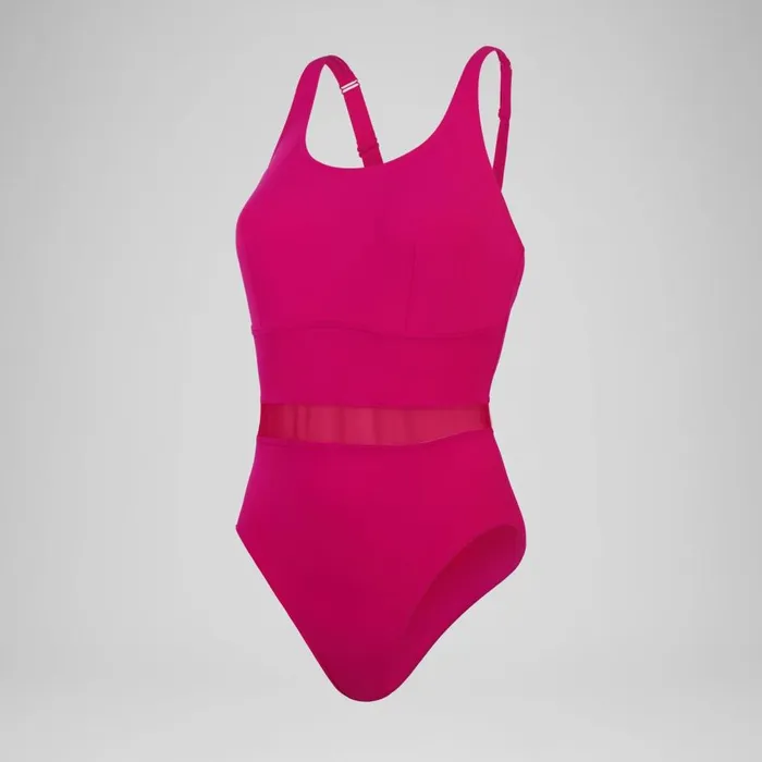 Women BodyShaping Speedo Women039s Shaping LuniaGlow Swimsuit Purple