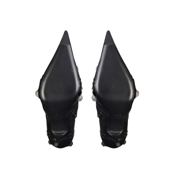 Women Boots and Ankle Boots Balenciaga Cagole 90mm Overtheknee Boot In Black