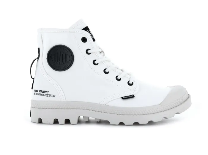 Women Boots PALLADIUM PAMPA HI HTG SUPPLY Star White