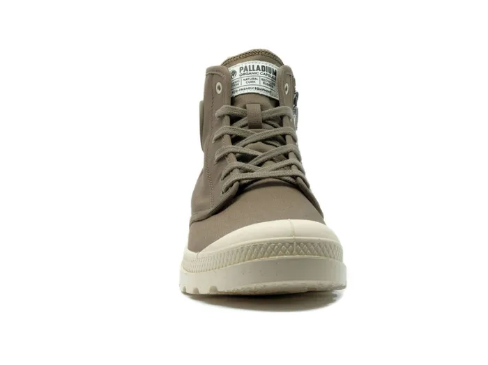 Women Boots PALLADIUM PAMPA HI ZIP ORGANIC Dusky Green