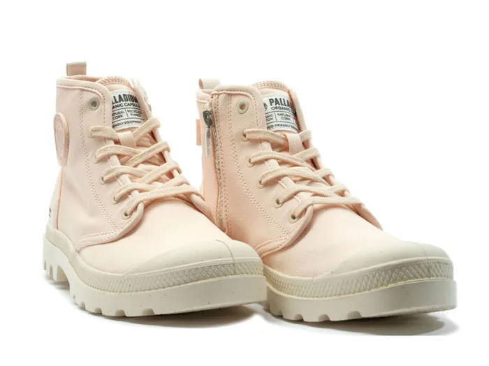 Women Boots PALLADIUM PAMPA HI ZIP ORGANIC Peaskin Women Boots PALLADIUM PAMPA HI ZIP ORGANIC Peaskin