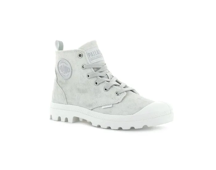 Women Boots PALLADIUM PAMPA ZIP DESERTWASH Star White Women Boots PALLADIUM PAMPA ZIP DESERTWASH Star White