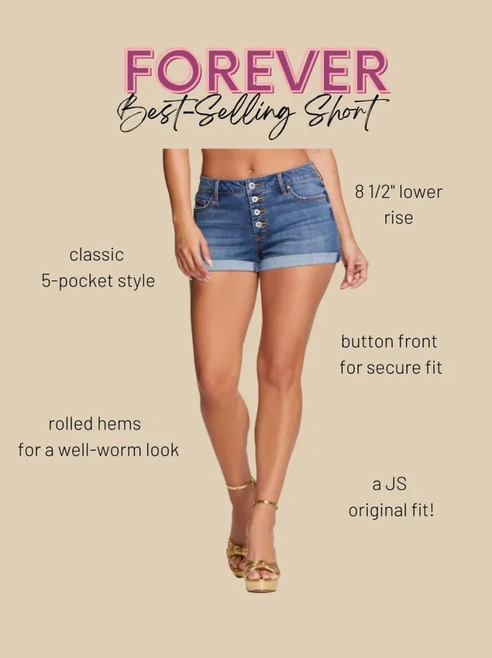 Women Bottoms Jessica Simpson Forever Short In Eternal