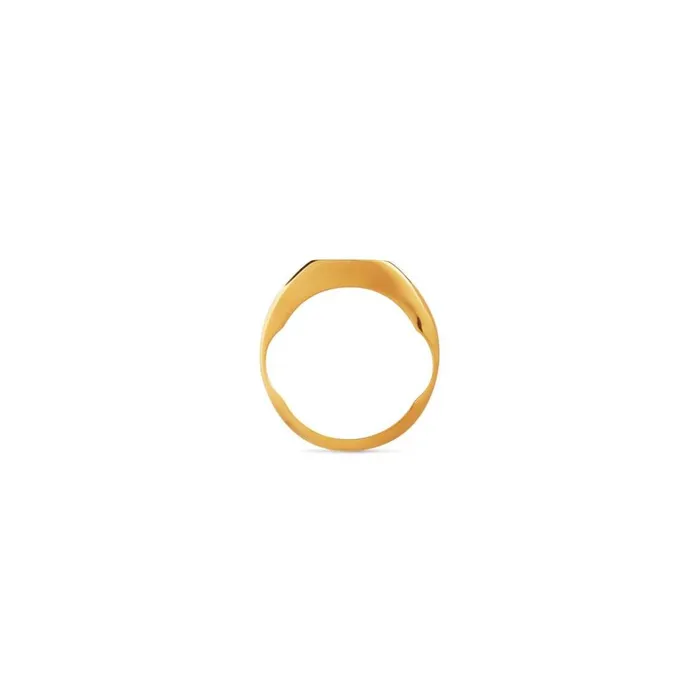 Women Bracelets and Rings Balenciaga Maxi Signet Ring In Gold