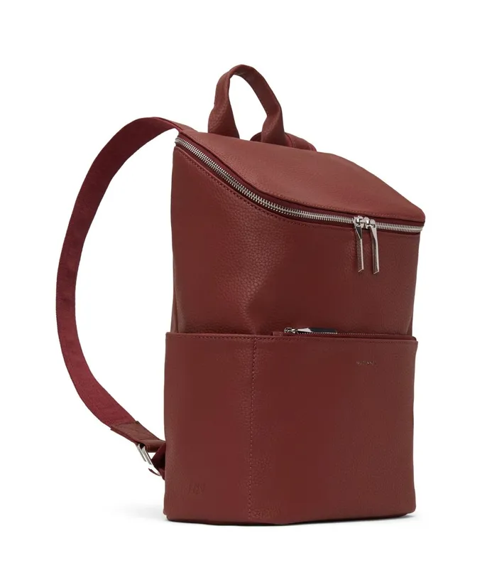 Women Brave Vegan Backpack 8211 Purity Beet Matt and Nat Diaper Bags